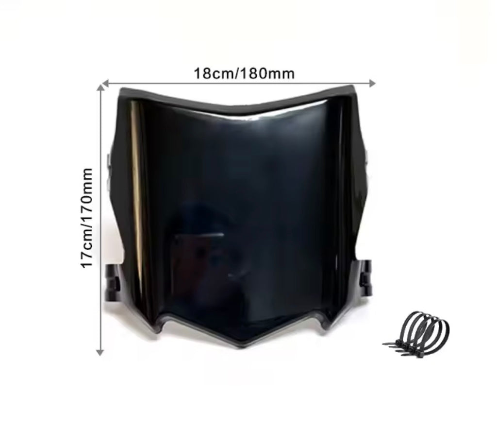Motocutz Plate Glossy Black