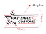 Fat Bike Customz Sticker