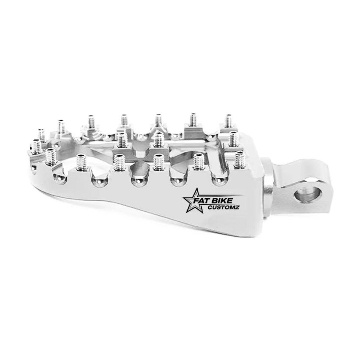 CNC Chrome Fat Bike Customz Pegs